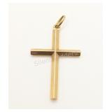 10K Yellow Gold Cross