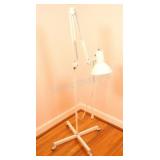 Angle Poise Floor Lamp on a Trolley Base