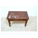 Antique Small Wooden Accent or End Table