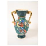 Hubert Bequet Quaregnon 22kt Handle Vase