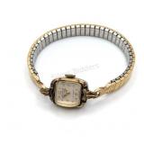 10K Gold Plated Buren Deluxe, 21 Jewels Watch