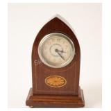 Antique Edwardian-Style Mahogany Inlaid Clock