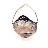 Sterling Silver Pierced Trinket Basket