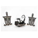 P. Schifers Metalwork - Dragon Holder w Trivets
