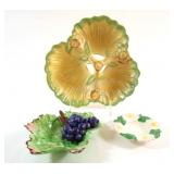 Glazed Earthenware / Ceramic Serving / Display Bow