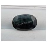 $5,220 App. - 4.35ct Cert. Midnight Sapphire Gem
