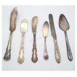 Antique Silver Plate Butter Knives