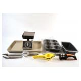 Pamper Chef Tray, Mffin & Laof Pans, Scale,