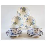 Royal Copenhagen Tea Sets w Hammersley Sectional