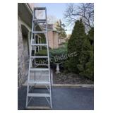 Folding Aluminum Light Weight 9 Ft Ladder