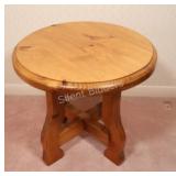 Rustic Farmhouse Pine Side / End Table
