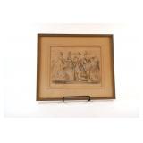 1865 Victorian Fashion Hand-Colored Engraving