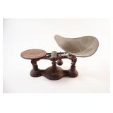 19th-C Fairbanks Cast Iron & Brass Balance Scale