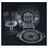 EAPG Dakota Goblet, Federal Bowl & Jeannette Tray