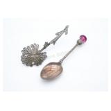 Antique & VTG Silver Filigree & EPNS Spoons