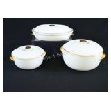 Royal Worcester Porcelain,England Casserole Dishes