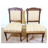 Victorian Eastlake -Style Antique Chairs