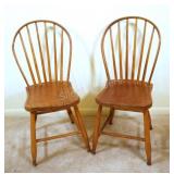 Antique Windsor Chairs w Hoop-Back