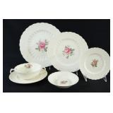Spodes Jewel,'Billingsley Rose' China Set 54PCS