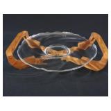 Teak Wood Serving Cradle for Casserole Dishes