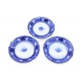 J&G Meakin Flow Blue Butter Pats-Balmoral Pattern