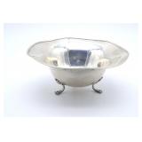 Sterling Silver Monogrammed Footed Bowl