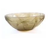 1930's Josef Inwald Barolac Frosted Palm Bowl