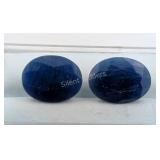 $16,788 App. -13.99ct Cert. Blue Sapphire Gem Pair