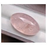 $14,962 App. - 19.95ct Cert. Pink Morganite Gem