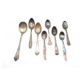 Antique Silver Plate Collector Spoons