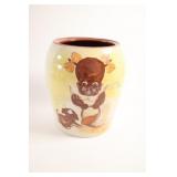 VTG Ceramic Canuck Potteries Cookie Jar, No Lid