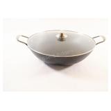 President's Choice Cast Iron Wok with Lid.