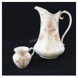 Crown Devon Wash Jug w Matching Cup