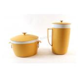 1960's Therm-O-Ware Pitcher & Serving Bucket Set