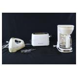 Toastmaster Toaster & Coffee Maker w Hand Mixer