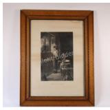 Framed Artwork Print -"Invited Out" 19th Century