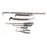 Crow Bar, Demolition Bars, Pry Bars. End Snips