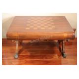 Wooden Book Chess Coffee Table on the Surface