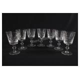 Cross & Olive Cut Stemware Sets