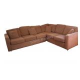 Large Trend Line Sectional Sofa w Pull Out Bed