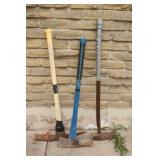 Mattock Pick, Pulaski Axe and Splitting Maul
