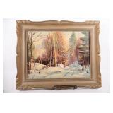 Original Landscape Winter Scene Artwork