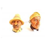 Bossons Chalkware Character Wall Masks