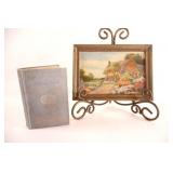 Original Signed Algar Herron ENglish Garden & Book