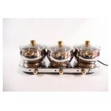 NEW Premier Performance Triple Burner Buffet Range