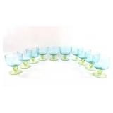 Studio Nova Hand-Blown Stemmed Dessert / Glasses