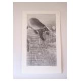 Paul Harpley, # 54 / 225 Wolverine on Cabin Print