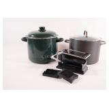 Anolon & Megaware Stock Pots w Starfrit Fry Cutter