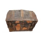 19th-century Humpback Steamer Trunk