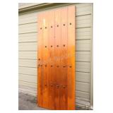 Vintage Speakeasy-Style Exterior Entry Door